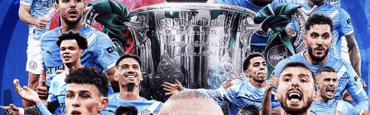 瓜帅40冠里程碑！曼城2-0阿森纳捧起联赛杯，终结枪手不败神话